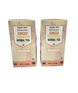 Trader Joe&#39;s Organic Ginger Turmeric Herbal Tea Boxes Caffeine Free - 2 ... - $14.85