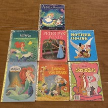 Lot of 7 Disney A Little Golden Book Classic Storybooks For Kids - £8.49 GBP