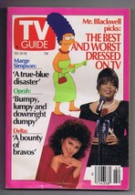 ORIGINAL Vintage TV Guide October 20, 1990 No Label The Simpsons Delta Burke - £15.51 GBP