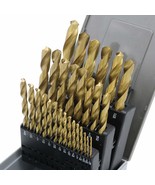 Monster &amp; Master Titanium Plated Drill Bit Set, High-Speed Steel Gold, 2... - $49.24 CAD
