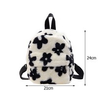 Portable Mini Children Travel Shopping Rucksacks Casual Autumn Winter Lamb Fleec - £13.66 GBP