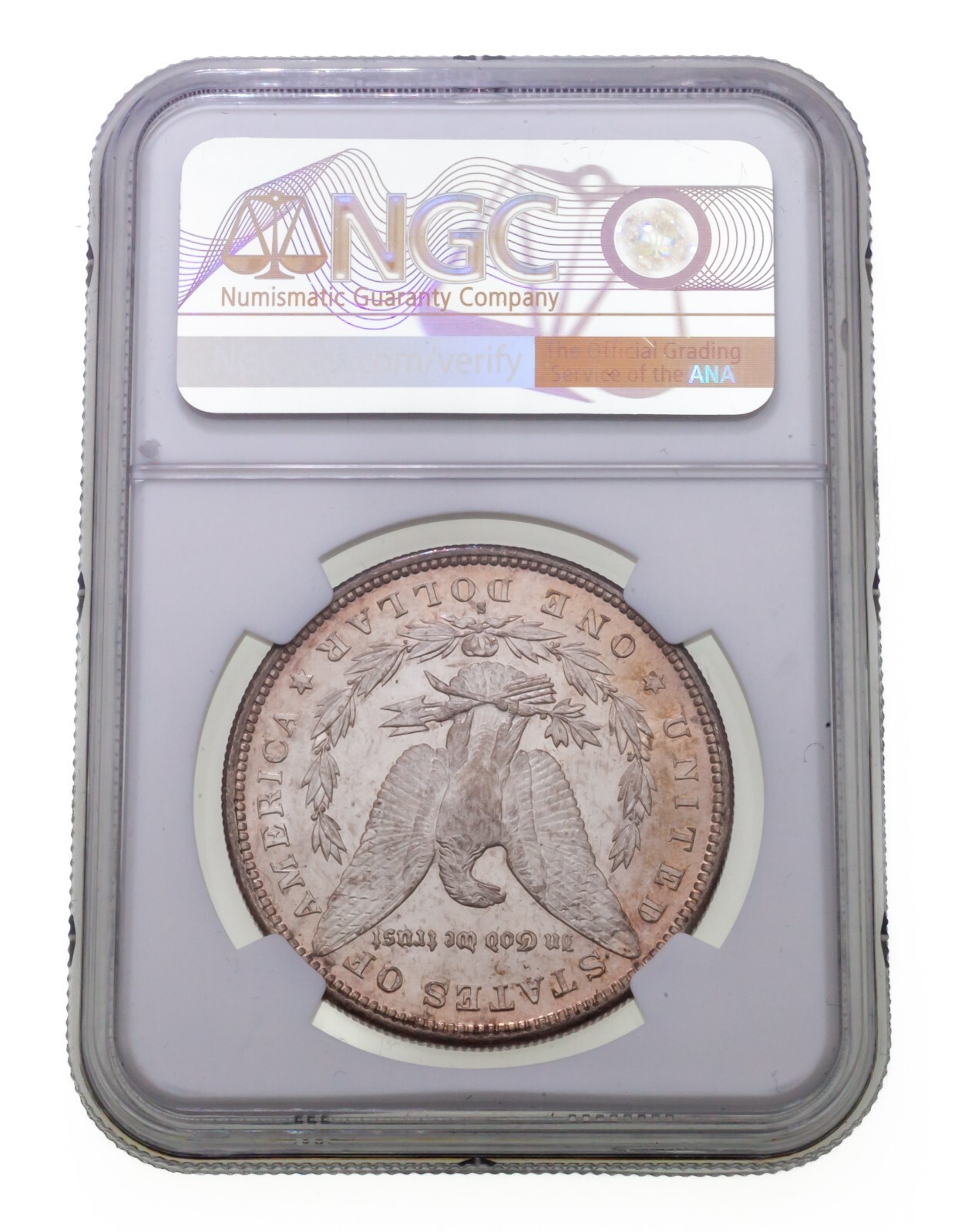 1879-S $1 Morgan Dollar Graded By NGC As MS-64, Beautiful Rosy Toning-
show o... Item image 2