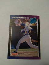GARY ANTONIAN SHEFFIELD SS Rated Rookie Donruss 1989 #31 Baseball Card B... - £2.32 GBP