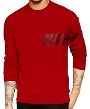  Nike Dri-Fit Skateboarding  Men&#39;s Sweatshirt Pullover 728067 687 Red Si... - £55.82 GBP
