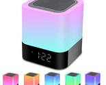 Bluetooth Speaker Night Lights, Bluetooth Alarm Clock For Kids Mp3 Playe... - £54.28 GBP