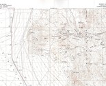 Nelson Quadrangle Nevada 1958 Topo Map Vintage USGS 15 Minute Topographic - $16.89