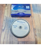 Verbatim 10 Pack 50GB BD R DL Double Layer Blu Ray Discs 8X Hard Coat St... - $64.16 CAD