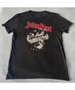 John Varvatos Judas Priest Metal Band Graphic Tee British Steel World To... - $42.98