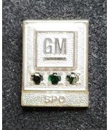 GM General Motors SPO Emerald 1/10 10K Gold Employee Service Award Pin T... - $112.98
