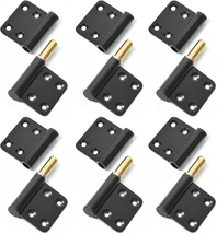 6 Pcs Lift off Hinge Black Flag Hinges 4 Inch Lift off Hinges Removable ... - £20.03 GBP