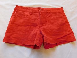 Faded Glory Shorts Women&#39;s Ladies Size 8 Shorts Red GUC Pre-owned - $29.69