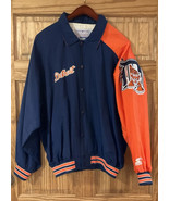 Vintage MLB Starter Detroit Tigers Dugout Jacket Men’s Large 90’s Genuin... - £93.05 GBP