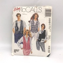 UNCUT Vintage Sewing PATTERN McCalls 5991, 1992 Learn to Sew for Fun, Misses Men - £14.40 GBP