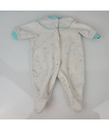Baby Christian Dior Spellout Logo Pastel Vintage 80s Terry Romper Footie... - £37.99 GBP