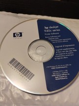 NICE HP DESKJET PRINTER 940C SERIES CD DISC PRINTER SOFTWARE HP - $8.81