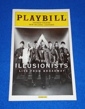 THE ILLUSIONISTS LIVE FROM BROADWAY PLAYBILL ANDREW BASSO MANIPULATOR TR... - £3.98 GBP