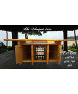 Cooler Tiki, mini fridge ready bamboo tiki hut or outdoor patio bar with... - $2,399.00