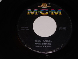 Mark Dinning Teen Angel Bye Now Baby 45 Rpm Record Vintage MGM Label - £12.54 GBP