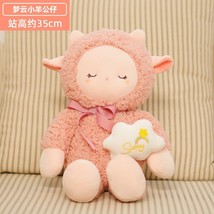 Sheep Plush Toy Cute Lamb Soft Stuffed Cartoon Goat Animal Doll Baby Buddy Sleep - £22.80 GBP