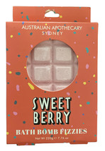 Australian Apothecary Sydney Sweet Berry Bath Bomb Fizzies - £10.26 GBP