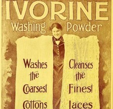 Ivorine Washing Powder Soap 1897 Advertisement Victorian Glycerine ADBN1ppp - $24.99