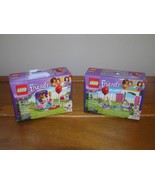 Lot of 2 LEGO Friends 41113 41114 Party Gift Shop STYLING White Bunny Ra... - £11.05 GBP