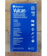 Opened Box - MEDICOM Vulcan Nitrile Gloves, Size Large - 150 Count - $16.39