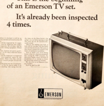 1966 Emerson Television Model 19P30 Advertisement Vintage Electronics DW... - $562.94 MXN