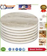 Set of 6 Non-Slip Marble Style Ceramic Coasters - Perfect for Hot &amp; Cold... - $526.10 MXN