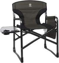 EVER ADVANCED Lightweight Folding Directors Chairs Outdoor, Aluminum Camping - £92.71 GBP