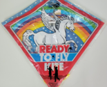 Vtg NIP 1980s Hi-Flier Ready to Fly Kite Rainbow Unicorn 1987 - $19.80