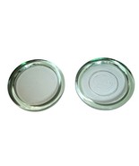 Set of 2 Round Recycled Glass 7.75” Dishes Made In Spain - £11.71 GBP