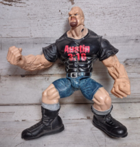 Vintage Jakks WWF WWE Maximum Sweat Steve Austin 3:16 Shirt Wresting Figure 1998 - £6.03 GBP