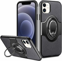 For iPhone 12 Mini 5.4 inch Case with Ring Holder 360 Degree Rotation Stand Wor - £7.75 GBP