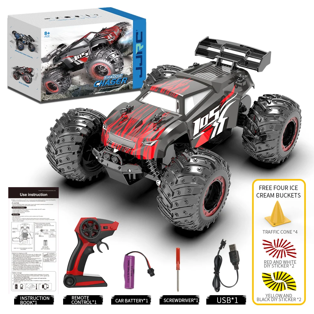 JJRC Q105 1:18 High Speed Remote Control Car 2.4Ghz Double Motors Drive Climbing - £34.74 GBP