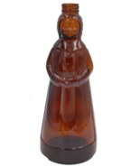 1982 Vintage 11&quot; MRS BUTTERWORTH&#39;S Amber Brown Glass Syrup Bottle no Cap... - €9,72 EUR