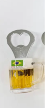 I Love Brasil Brazil Fluid Filled Beer Mug Bottle Opener -  Brasil Brazil Flag - £2.36 GBP