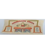 Vtg Curiosidades Gomez Curio Market Luggage Sticker 1940&#39;s Ephemera Ad S... - $12.99