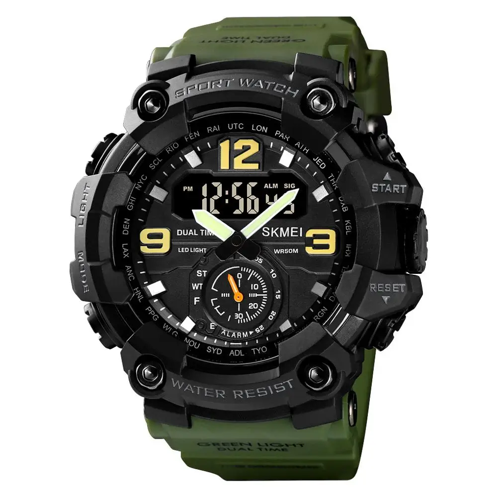Vintage Men Military Watch 50m Waterproof Wristwatch Top Brand Casual Sp... - £19.22 GBP