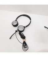 Yealink Uh36 USB/3.5mm Wired Dual Headset Black Silver (WORKS) (4748A) - $19.61 CAD