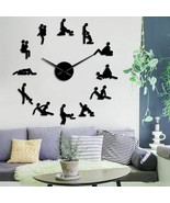 Large Naughty Kama Sutra Game Wall Clock DIY The Sex Position Adult Home... - £28.58 GBP