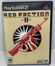 Red Faction II (Sony PlayStation 2, 2002) PS2 Video Game Complete CIB Tested 2 - £7.95 GBP