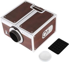 Easy-To-Assemble Cardboard Beamer Projector For Smartphones, Small-Sized Diy - $30.97