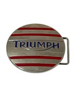 VINTAGE 1980&#39;s **TRIUMPH** MOTORCYCLE MANUFACTURER MENS BELT BUCKLE RARE - $79.92 CAD
