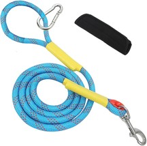 Large Dog Leash 6FT Heavy Duty Heavy Duty Rope Strong Training Leash Blu... - £11.17 GBP