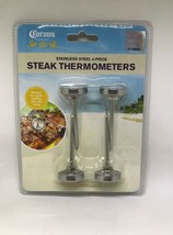Corona Reusable Steak Button Thermometers Steak Meat Barbecue Set of 4 - £11.98 GBP