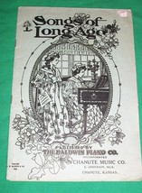 1905 Chanute Music Company Kansas Baldwin Piano Songs Of Long Ago Old Book - £31.95 GBP