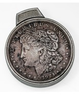 1921 Morgan Dollar Briquet Avec 2 Véritable Morgan Argent Dollar Pièces - $2,393.34 MXN
