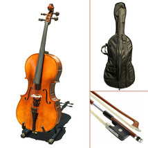 Paititi CE4009SE AVANT-GARDE Ebony Fitted Gloss Finish Solid Wood Cello 3/4 Size - £359.70 GBP