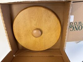 7&quot; 7 inch Longaberger Woodcrafts Measuring Basket Replacement Lid 53911 - $7.60